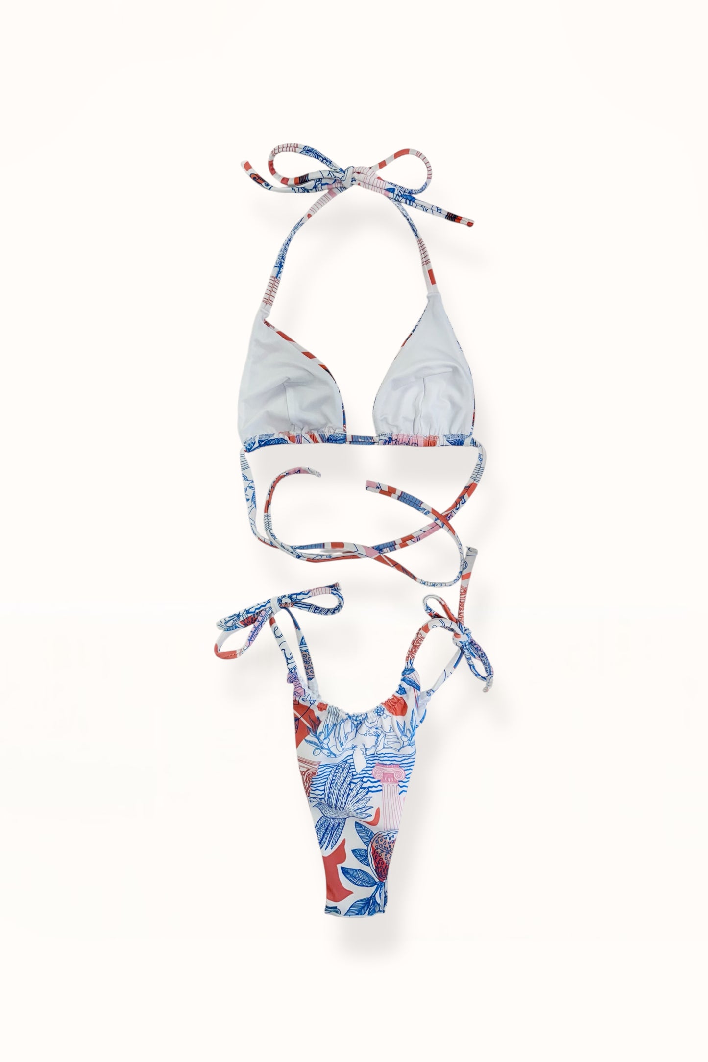 THEA BIKINI - “BEST OF GREECE” PRINT | MULTICOLOR