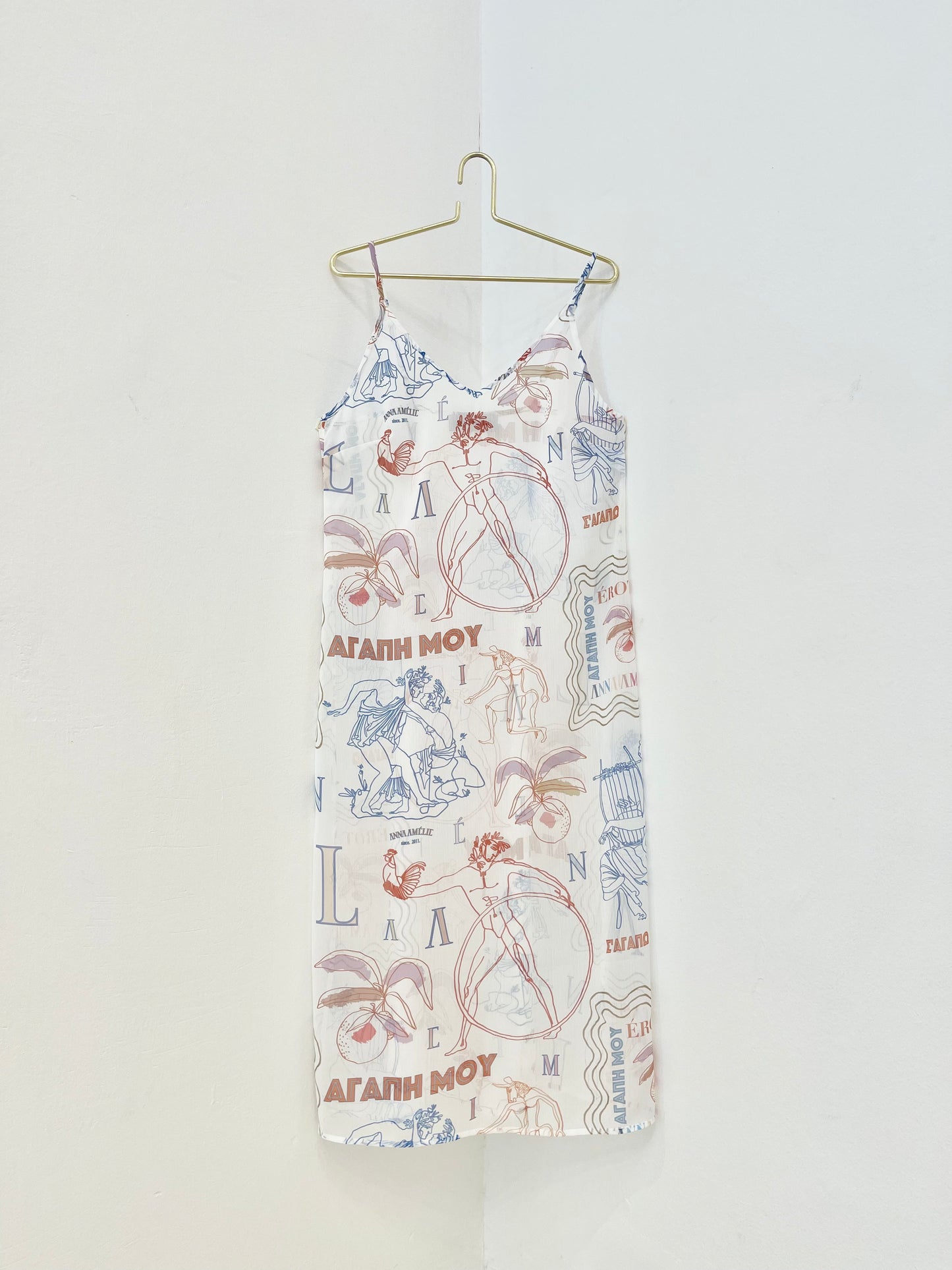 MANASSU DRESS - ÉROTAS MOTIF PRINT