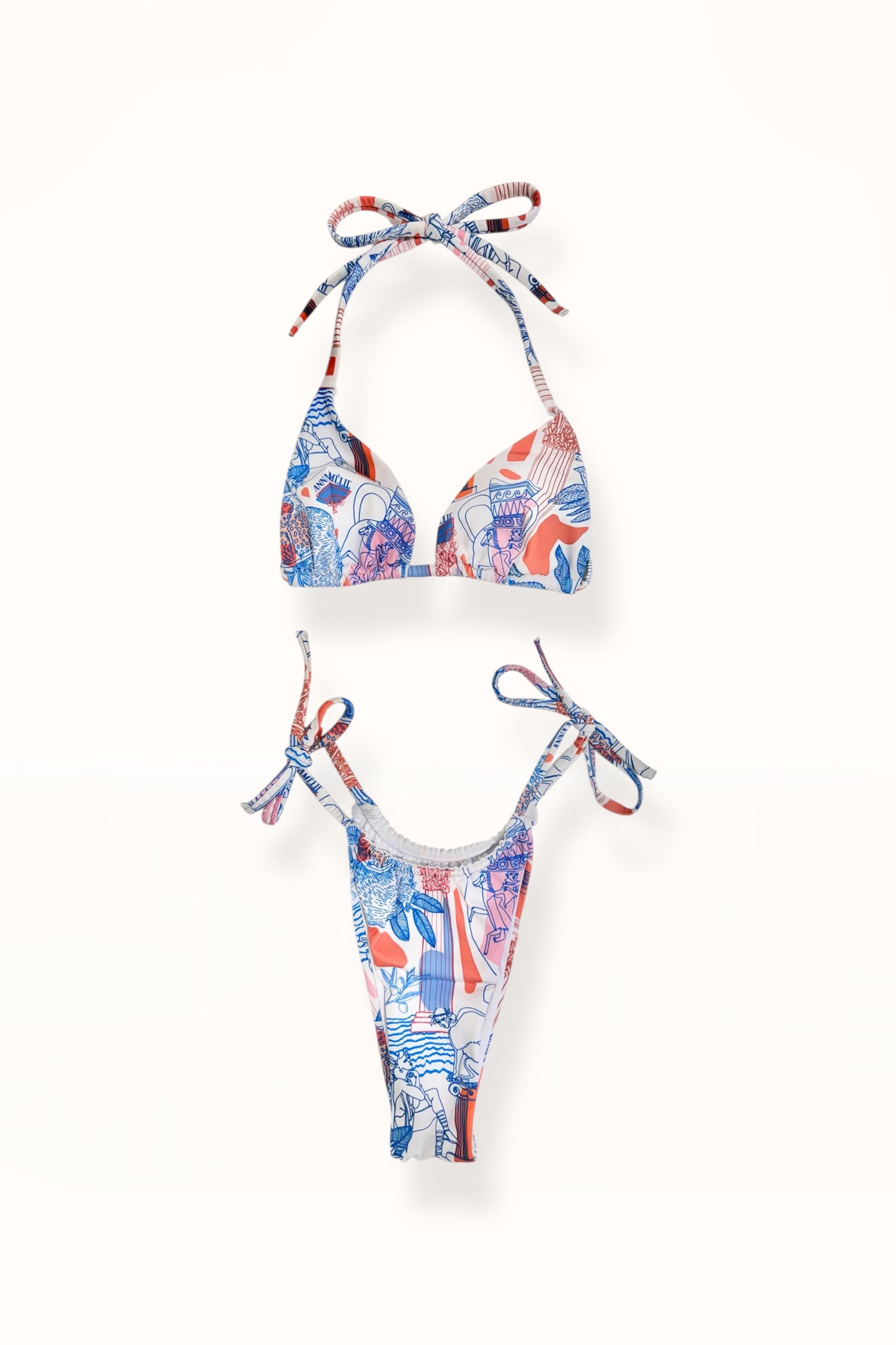 THEA BIKINI - “BEST OF GREECE” PRINT | MULTICOLOR