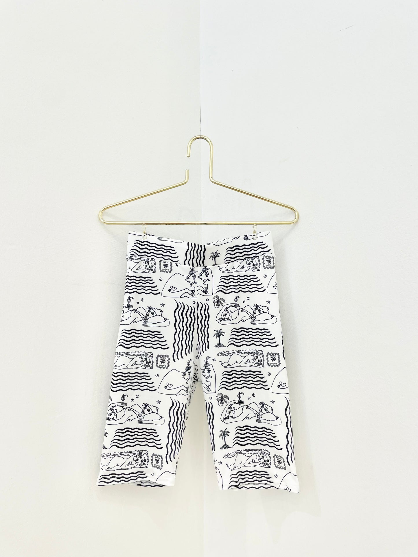 KORTHIO BIKE SHORTS - EROTAS SEASIDE PRINT