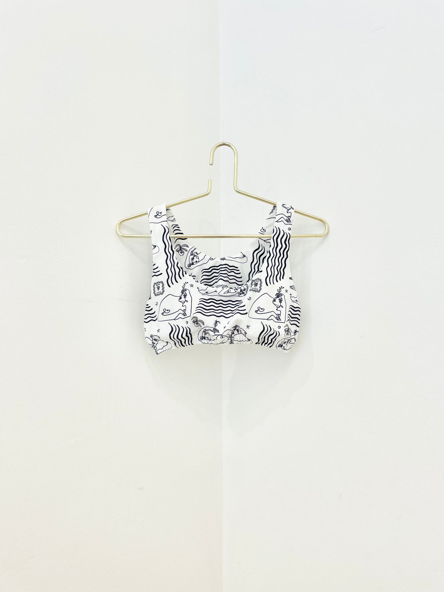 AGORA SPORTS TOP - EROTAS SEASIDE PRINT