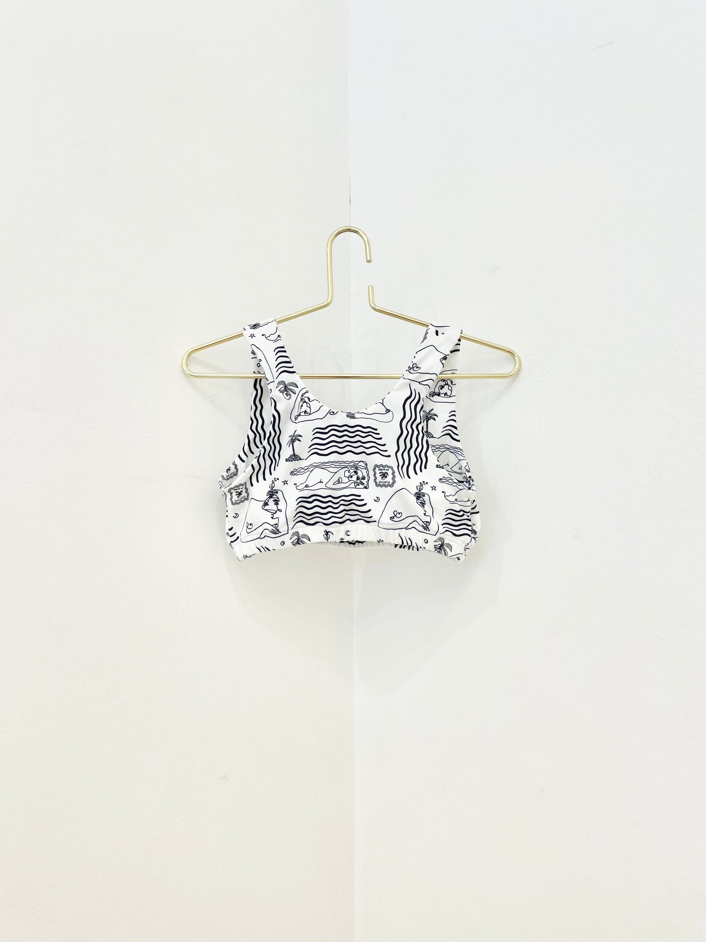 AGORA SPORTS TOP - EROTAS SEASIDE PRINT