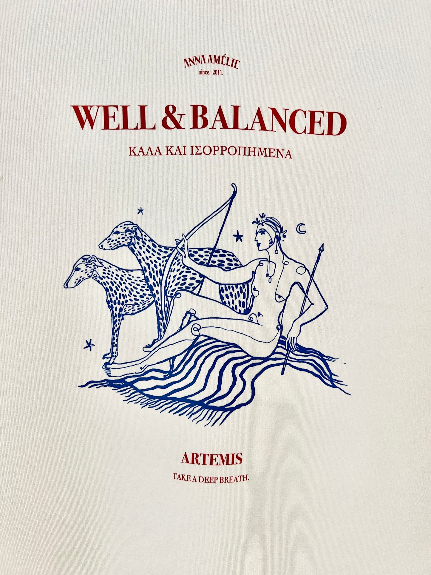BACK-ORDER | CHRYSOS SWEATER - “WELL & BALANCED” | WHITE