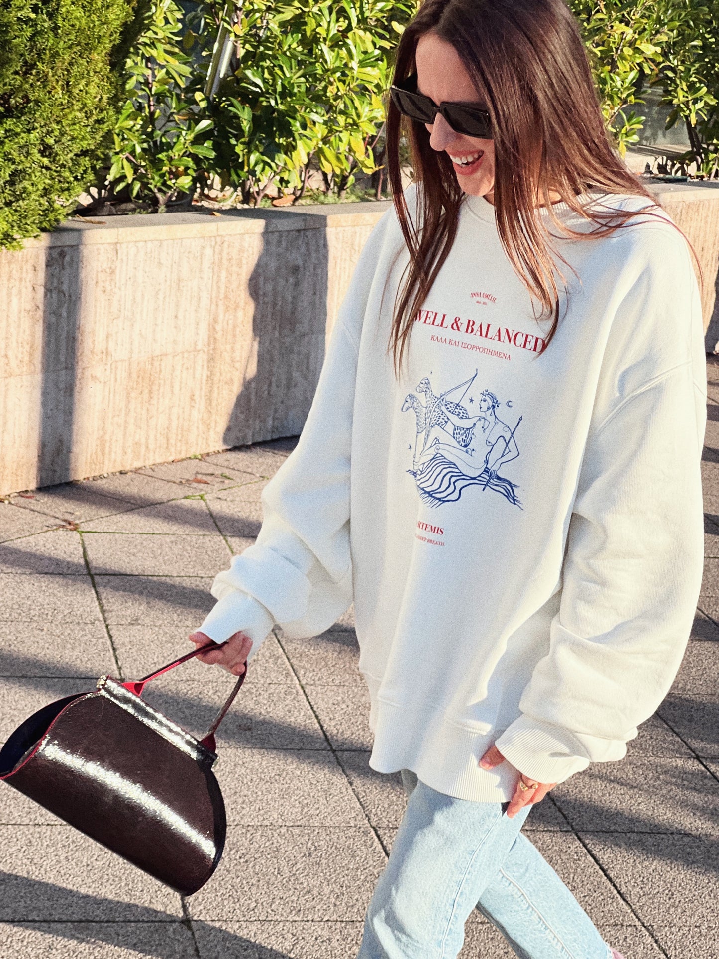 BACK-ORDER | CHRYSOS SWEATER - “WELL & BALANCED” | WHITE
