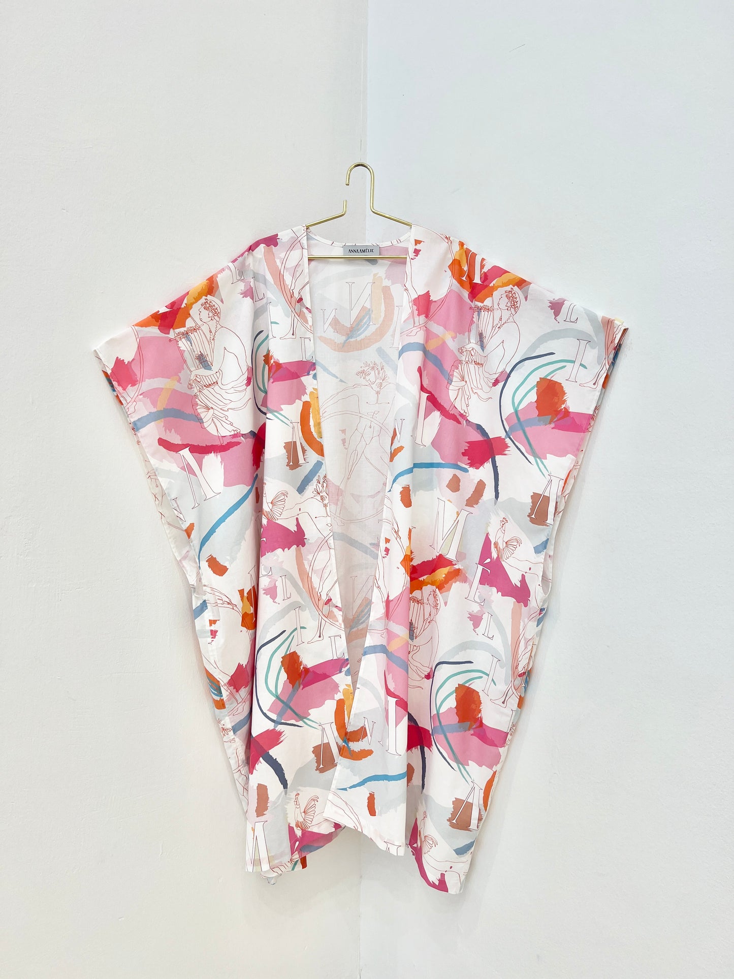 HYDRA CAFTAN - EROTAS BRUSHSTROKE PRINT