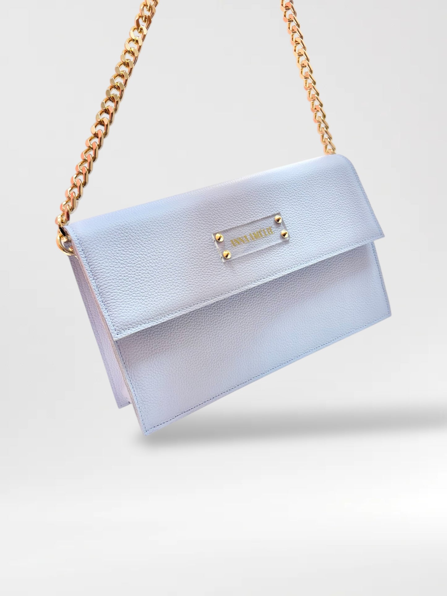 CARMEN BAG - PALE BLUE GRAINED