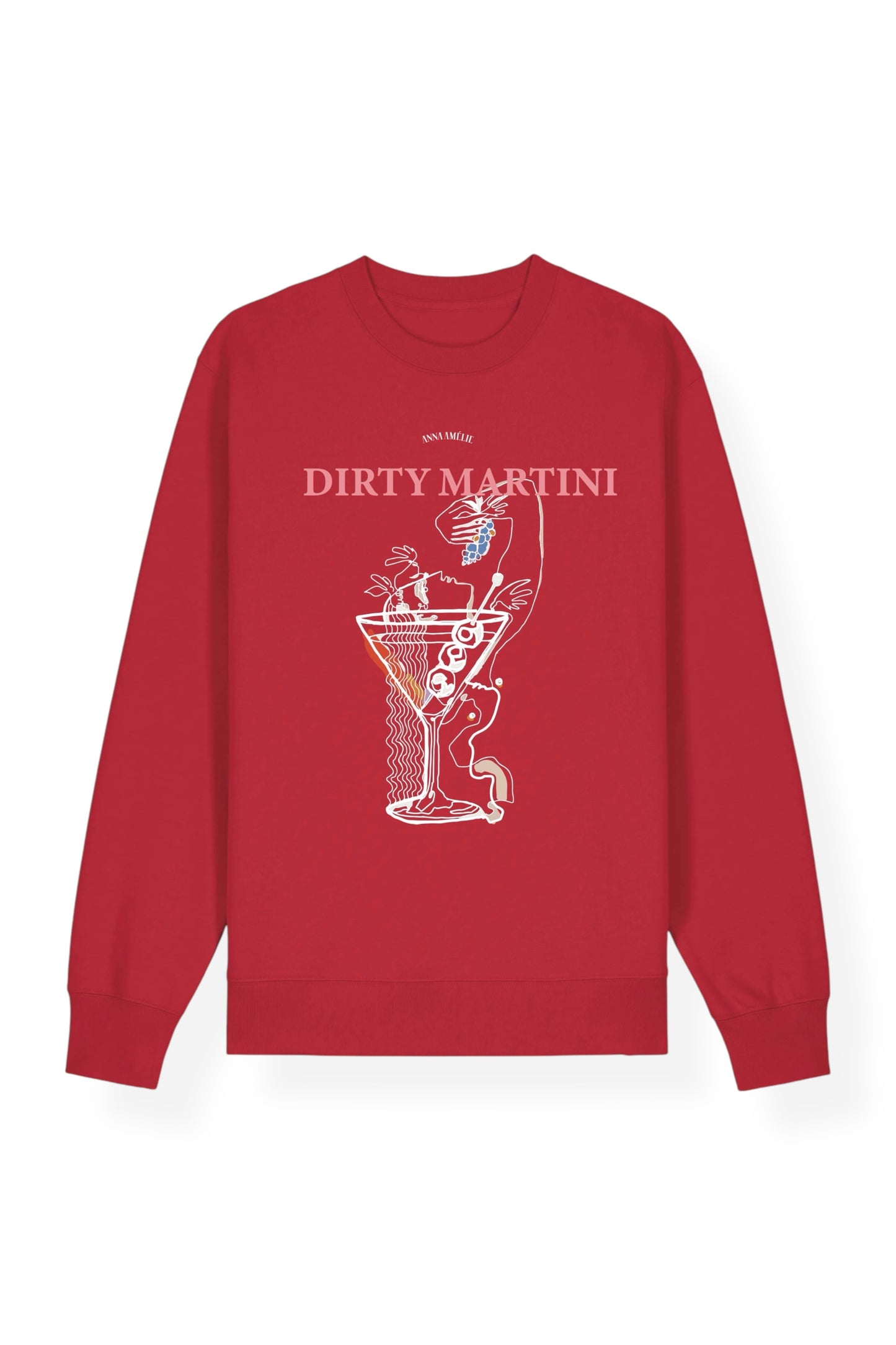 “DIRTY MARTINI” SWEATER | CHILI RED