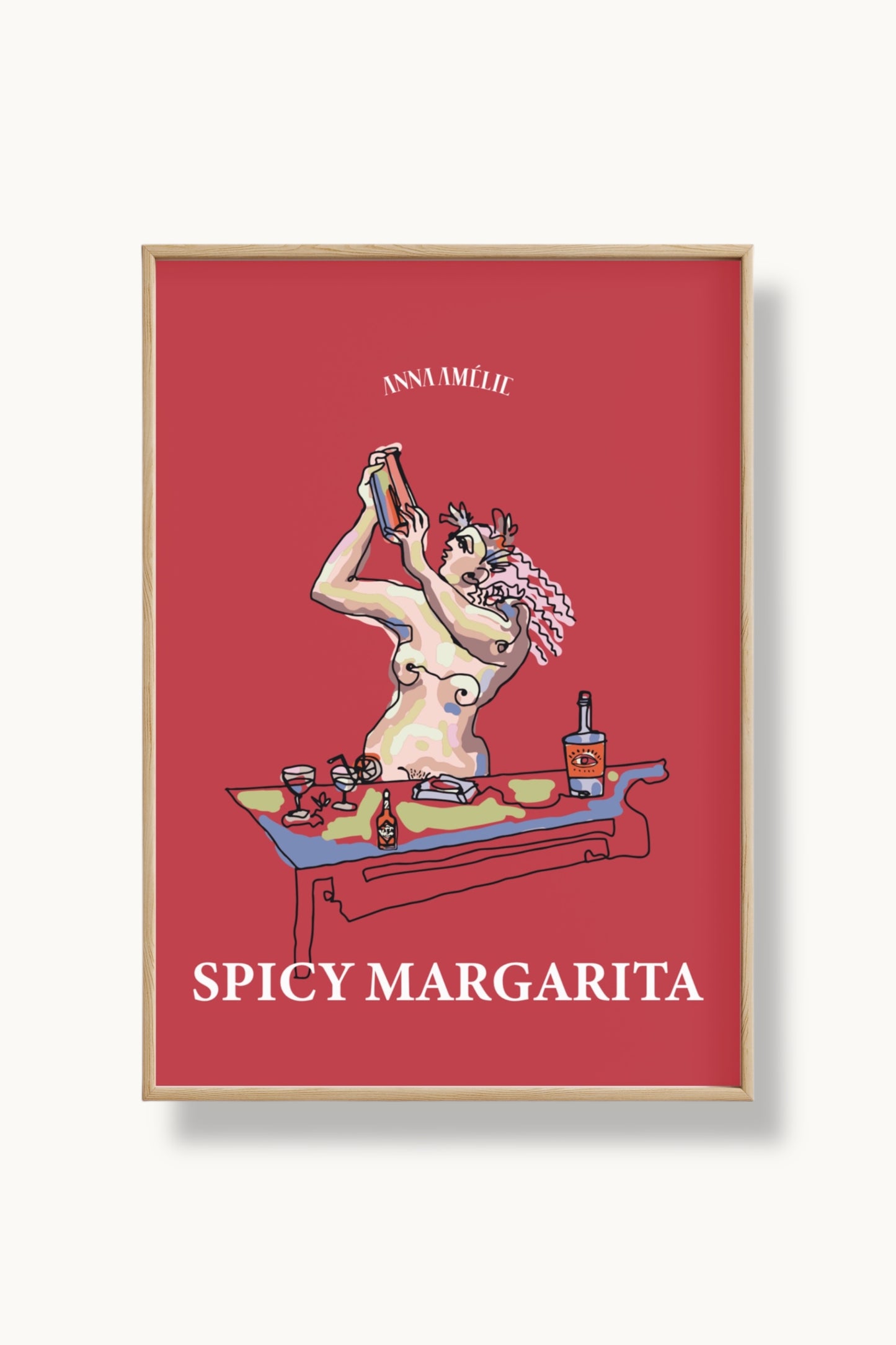 “SPICY MARGARITA | NAKED” - POSTER