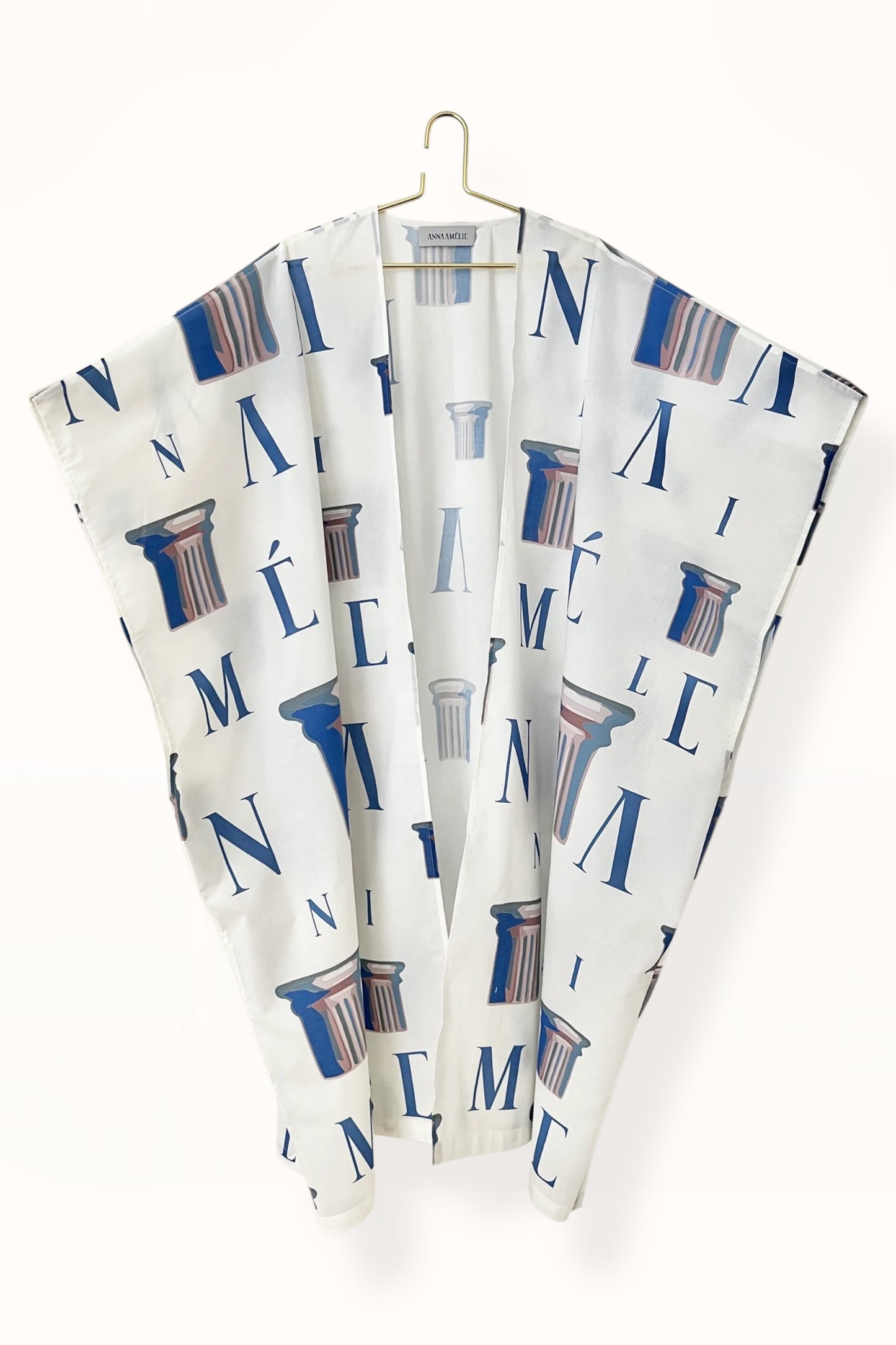 Special Pre-Order | CAFTAN - COLUMN LOGO PRINT | WHITE