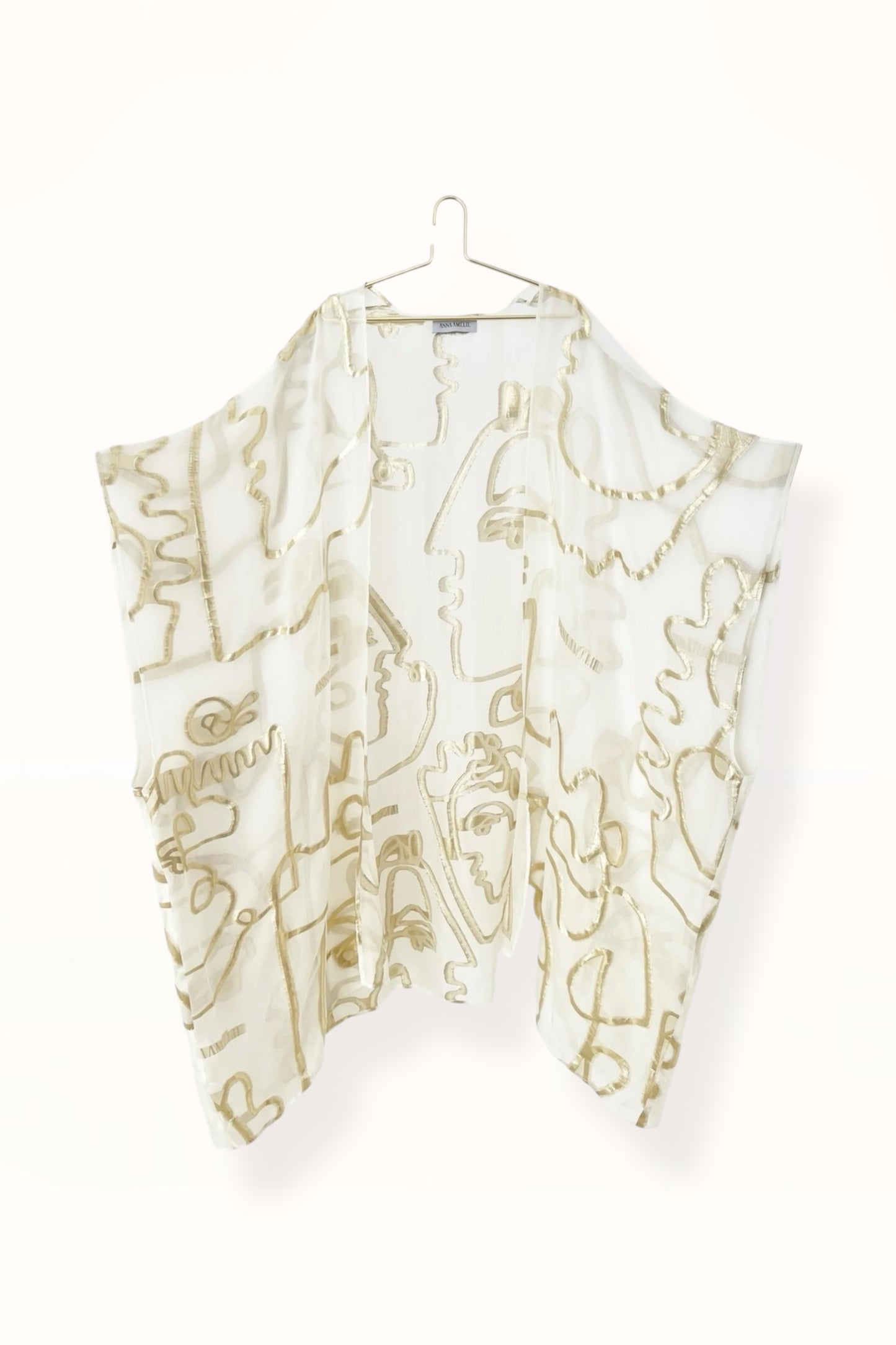 DRYMALIA SILK CAFTAN - GOLD LAMÉ