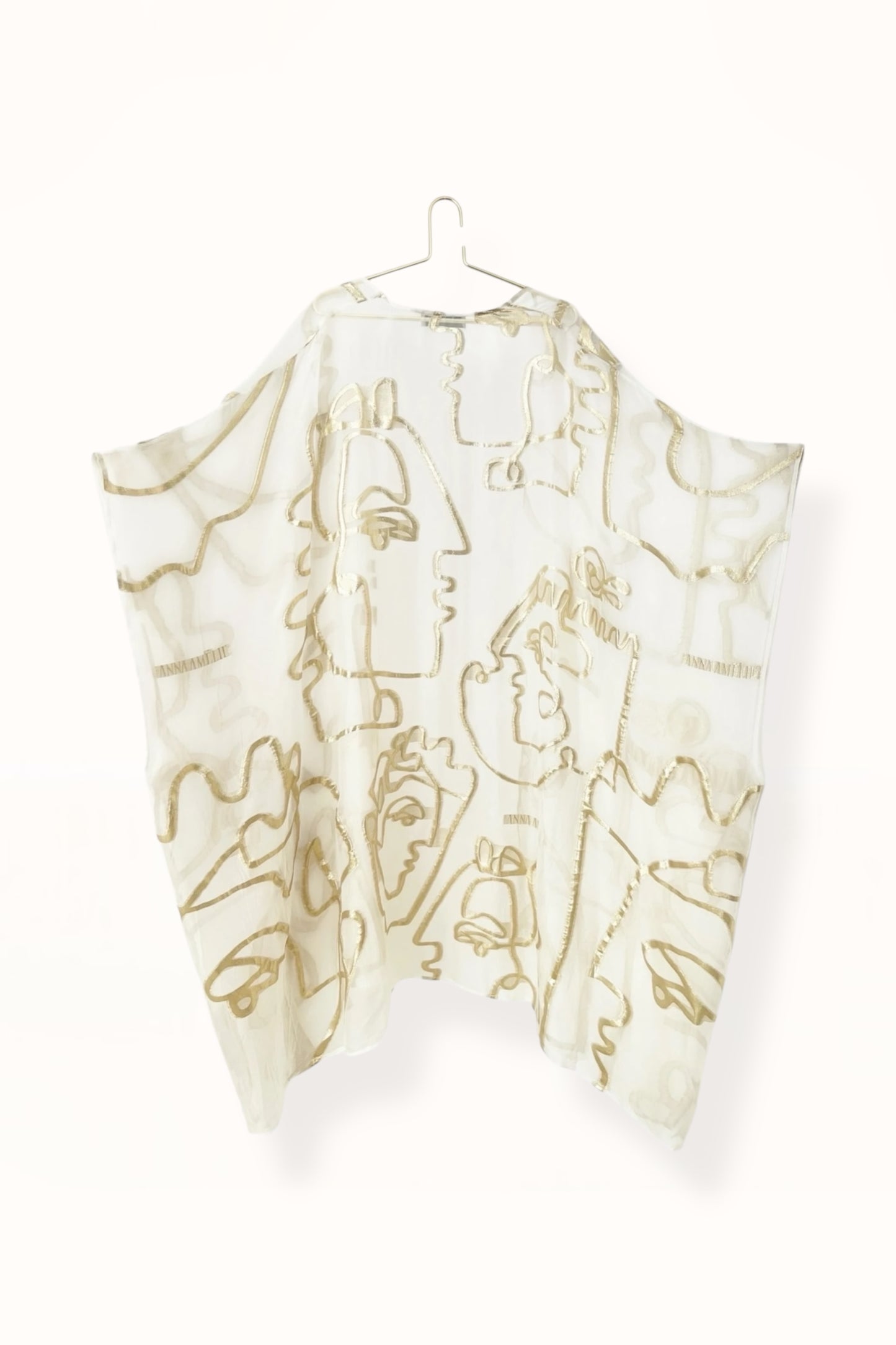 DRYMALIA SILK CAFTAN - GOLD LAMÉ