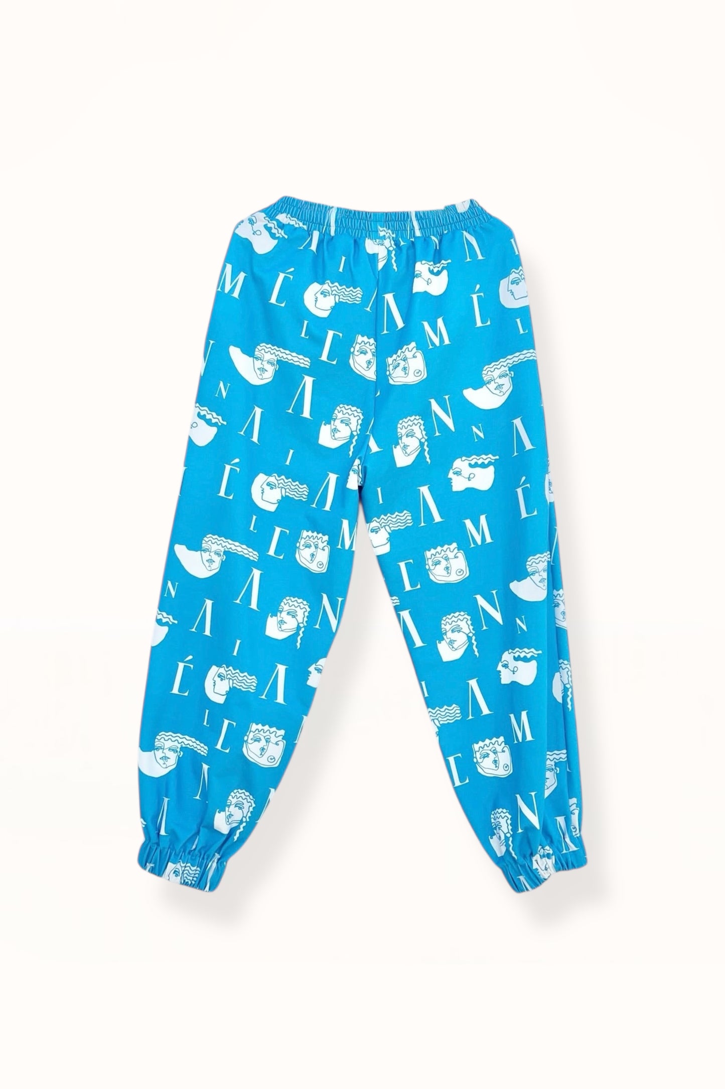 ATHENS JOGGER - LOGO HEADS PRINT | LIGHT BLUE