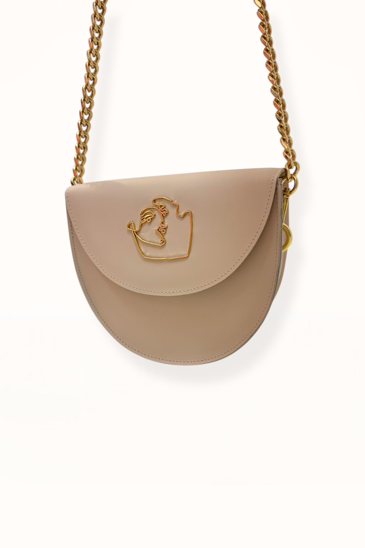 DORIS BAG - NUDE BEIGE SMOOTH LEATHER
