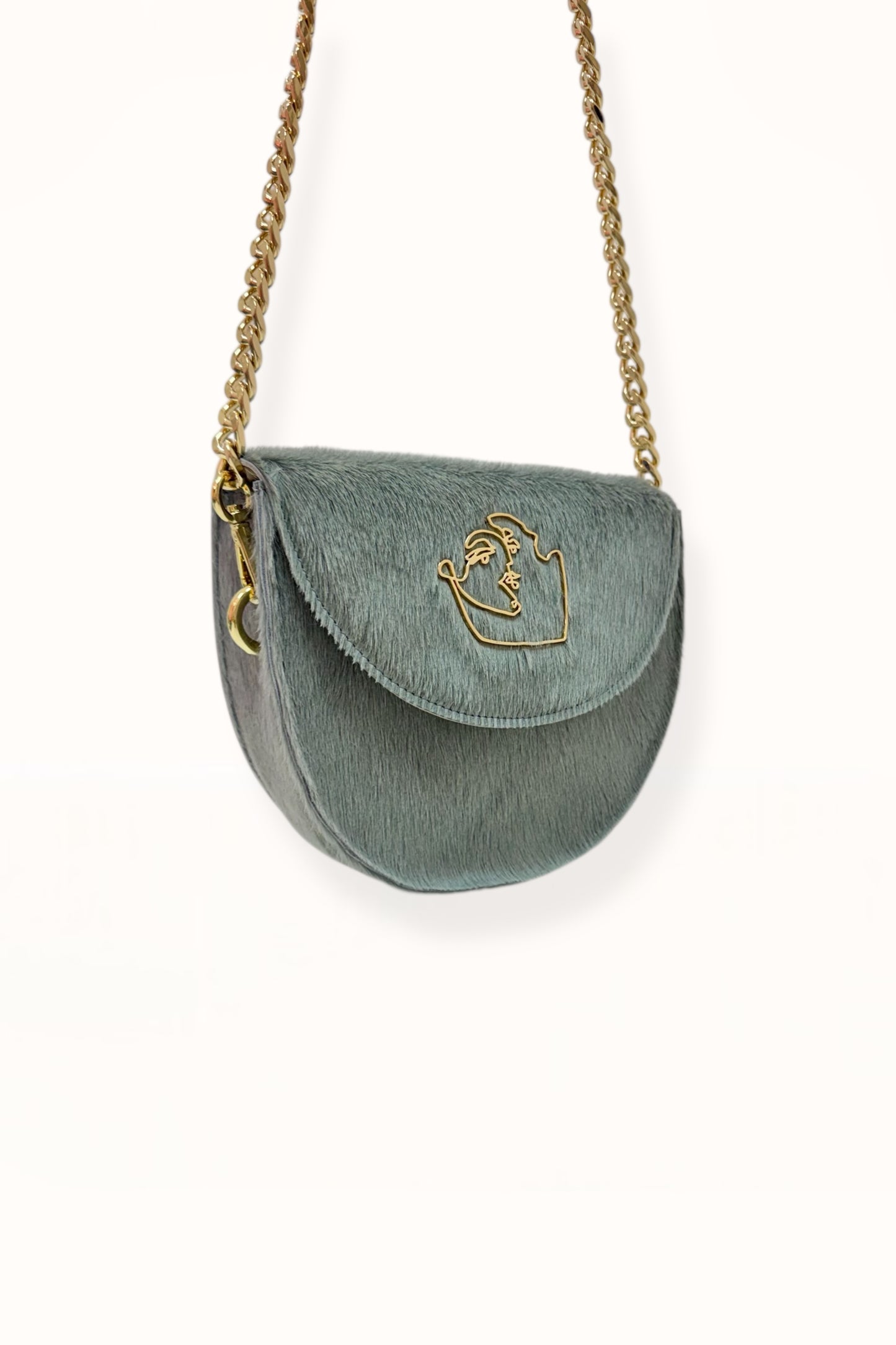 DORIS BAG - STEEL GREY HORSEHAIR LEATHER