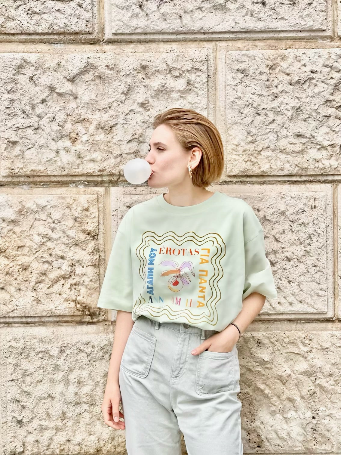 ÉROTAS T-SHIRT | PALE PISTACHIO