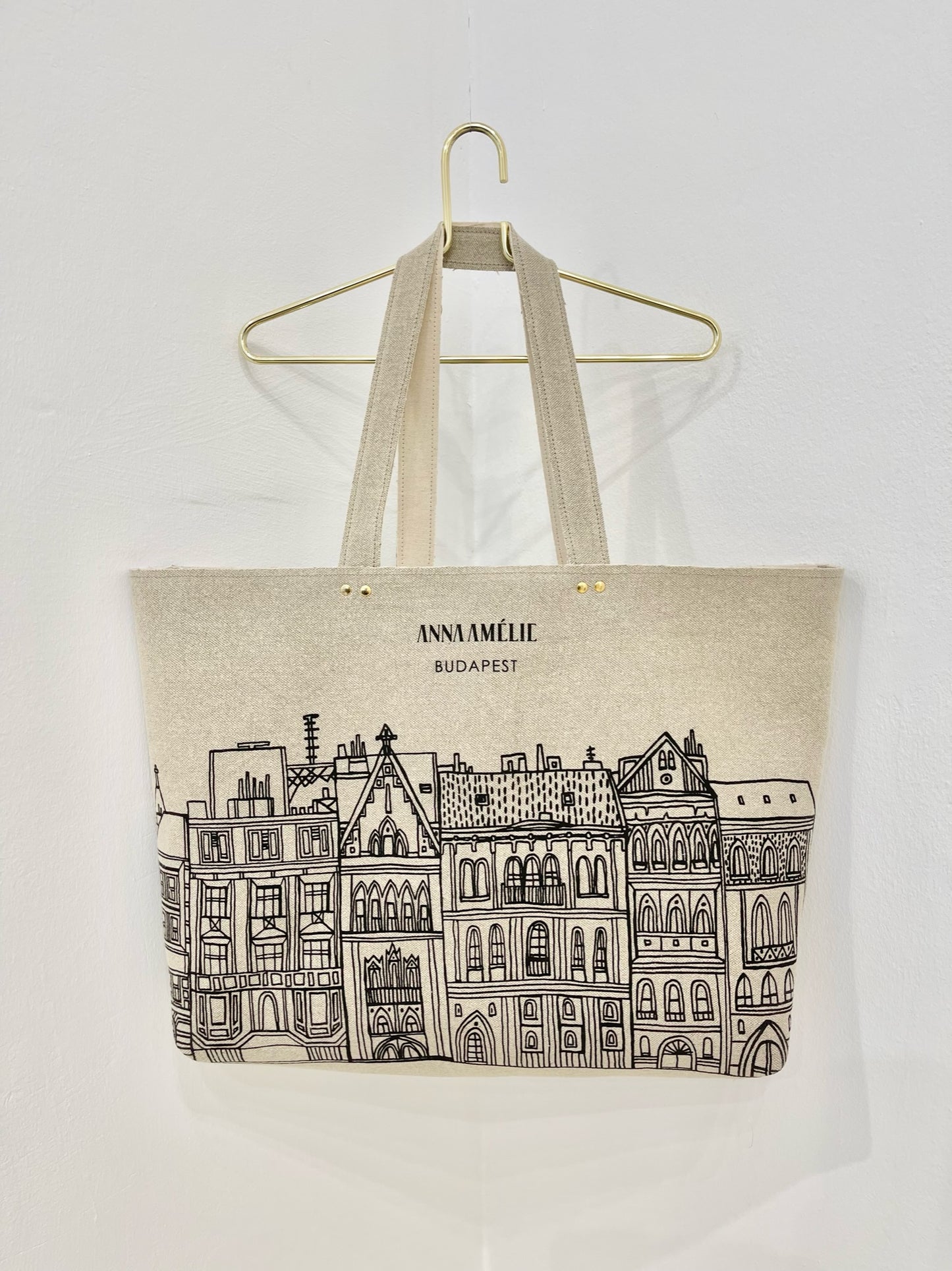 STUDIO TOTE XL | “BUDAPEST” GREY