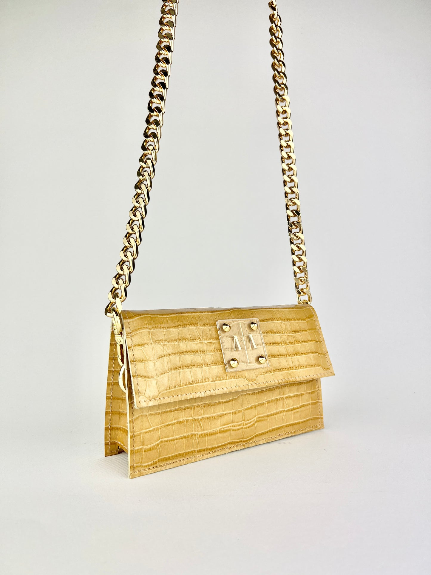 LOULOU BAG | CAMEL EMBOSSED