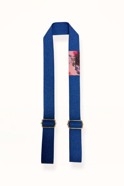YOGA MAT STRAP - BLUE & PINK