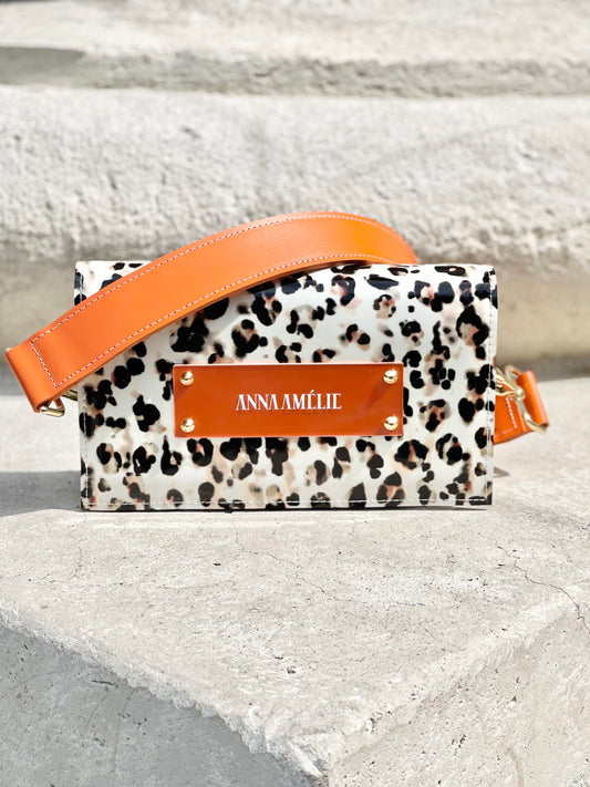 SARAH BAG |  PATENT ANIMAL PRINT