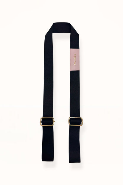 YOGA MAT STRAP - BLACK & PINK