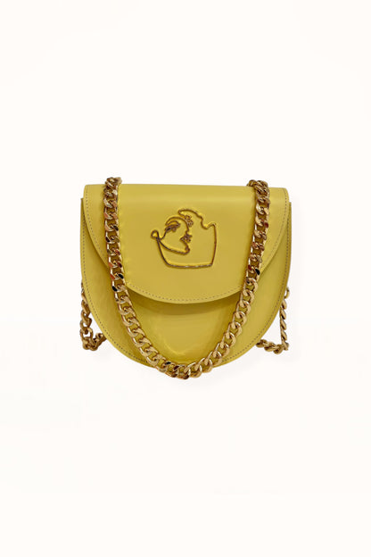 DORIS BAG - CORNSILK YELLOW SMOOTH LEATHER