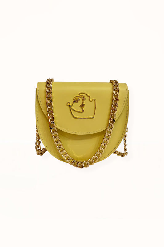 DORIS BAG - CORNSILK YELLOW SMOOTH LEATHER