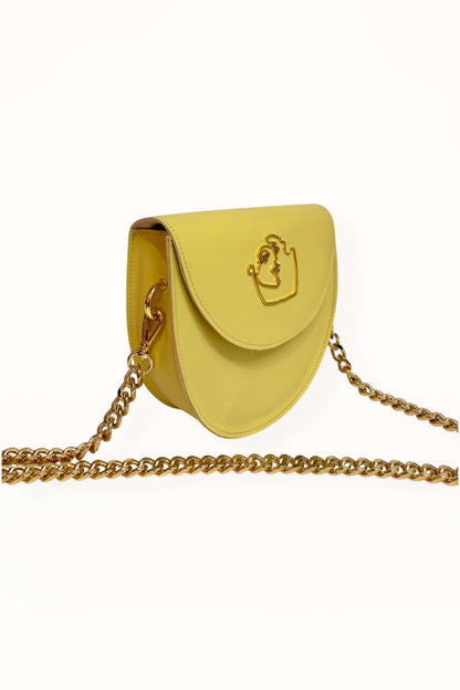 DORIS BAG - CORNSILK YELLOW SMOOTH LEATHER