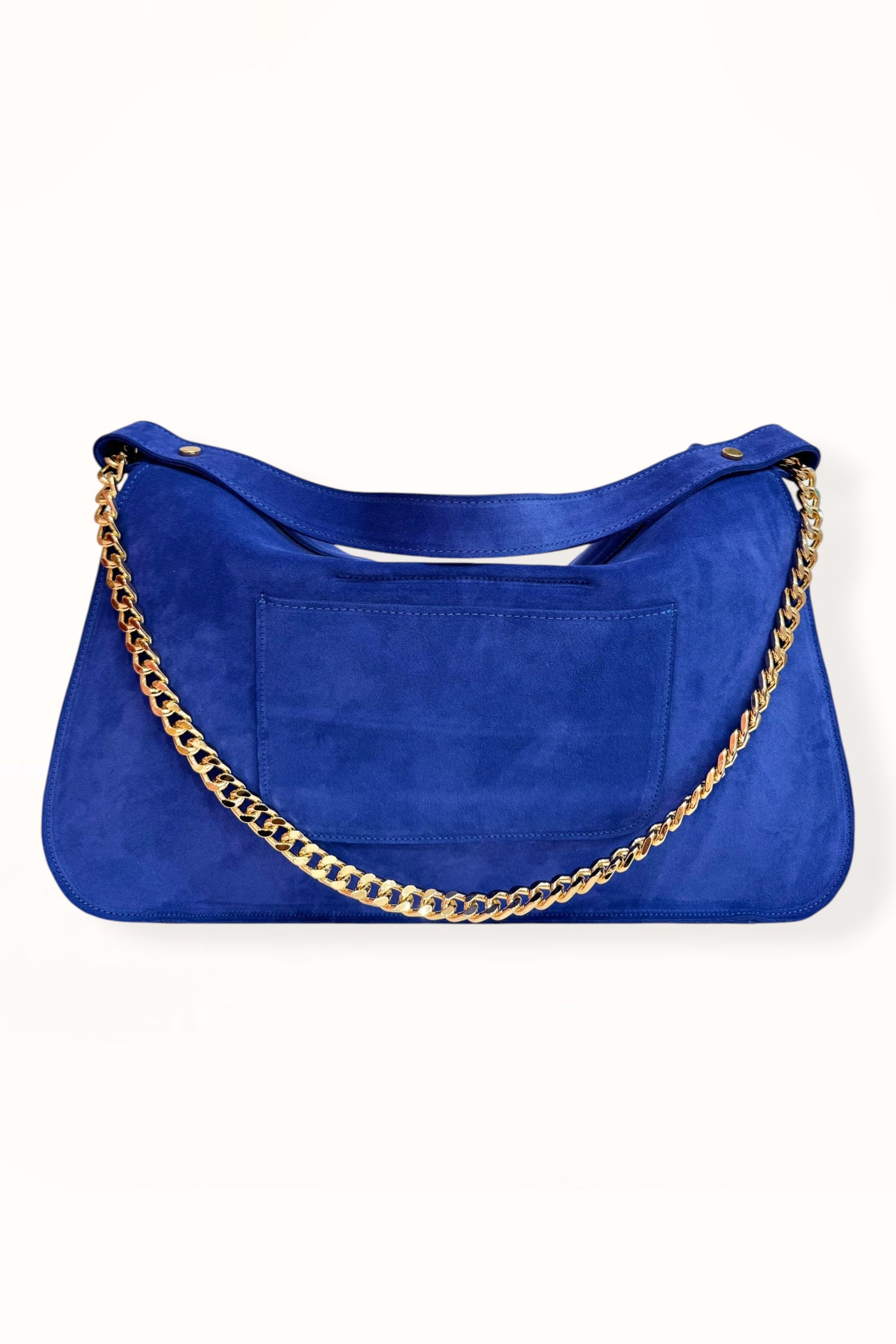 MARINA BAG - ROYAL BLUE SUEDE LEATHER