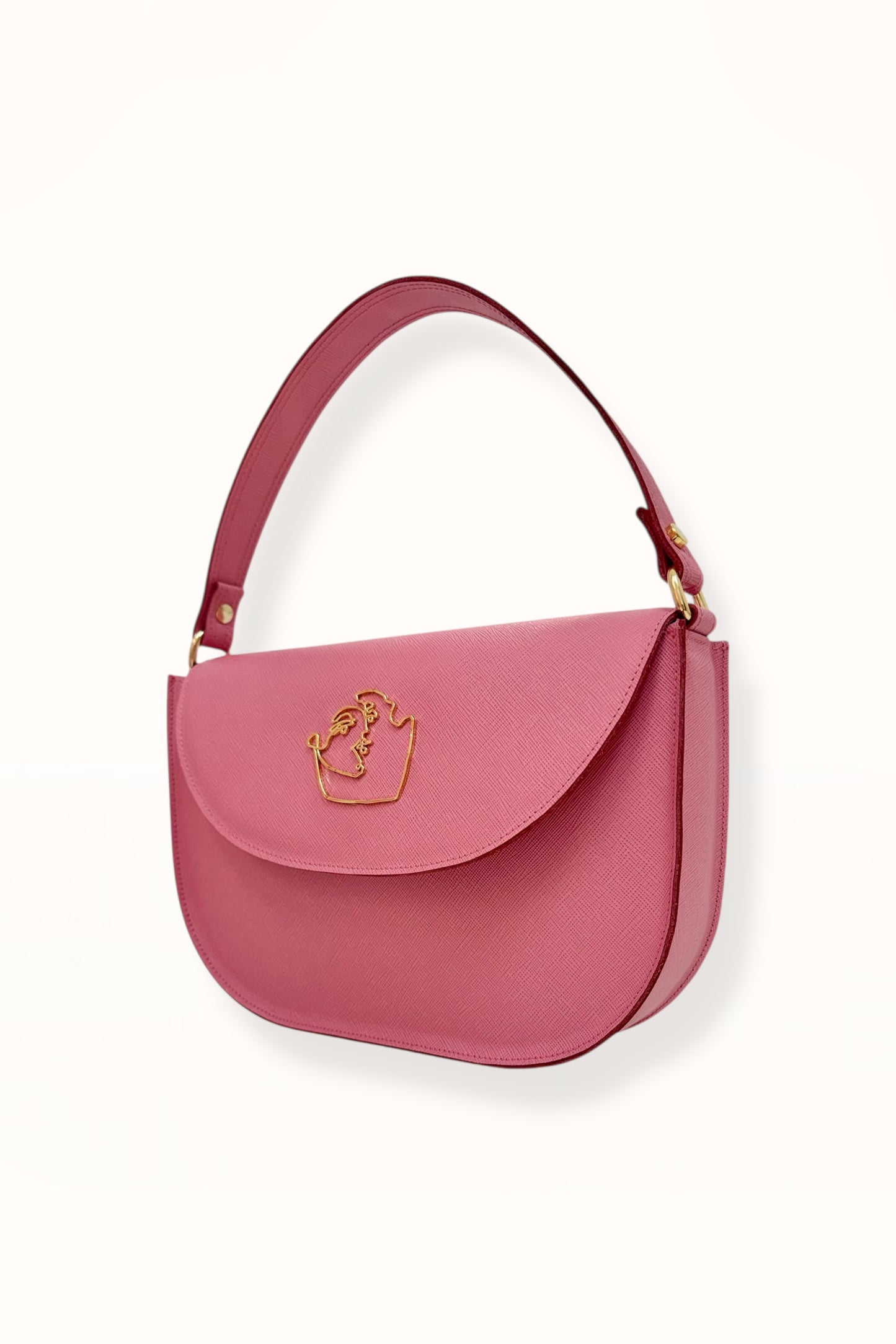 AUDREY BAG - CANDY PINK SAFFIANO