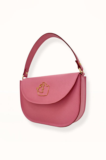 AUDREY BAG - CANDY PINK SAFFIANO