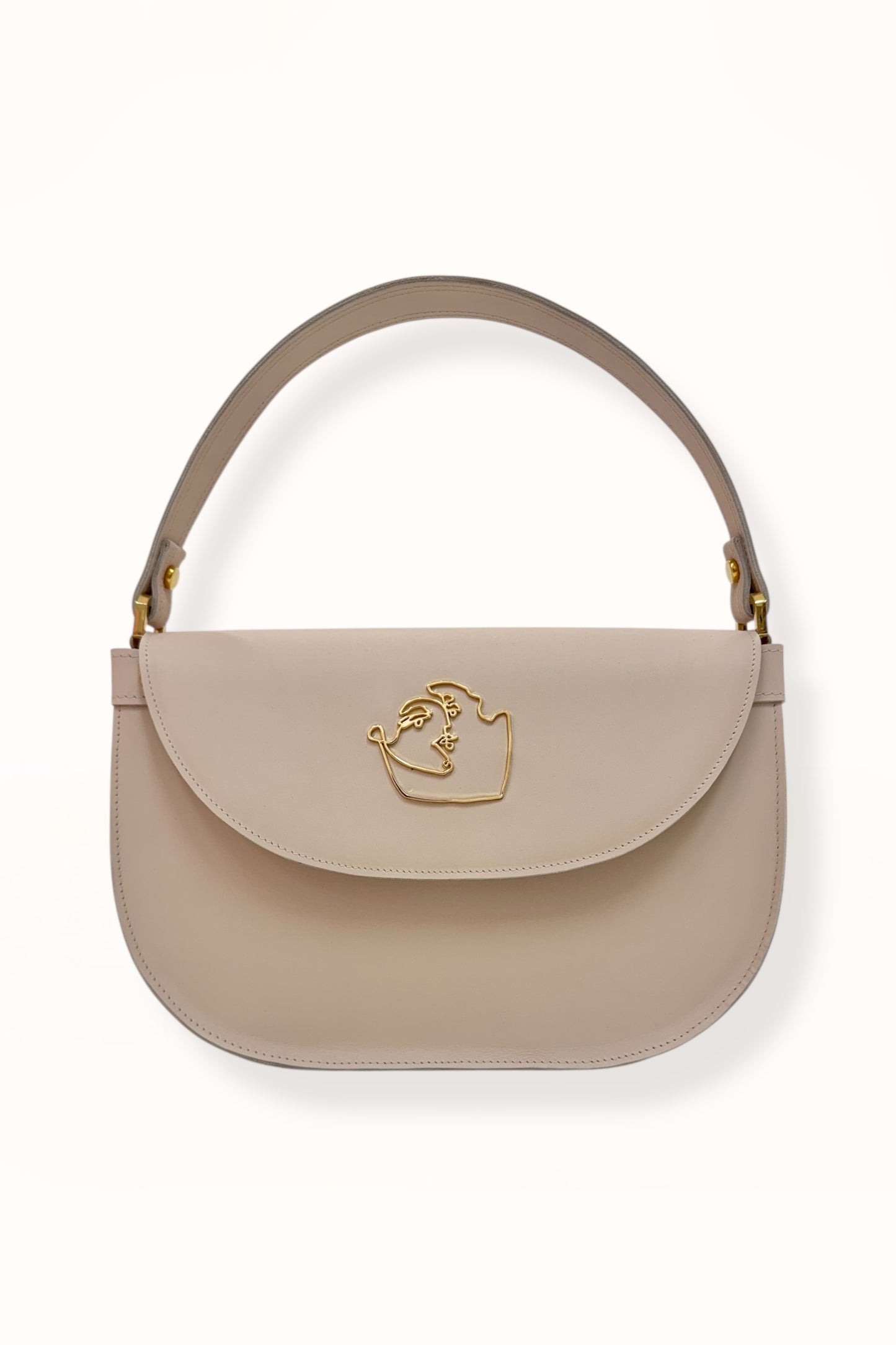 AUDREY BAG - NUDE BEIGE SMOOTH LEATHER