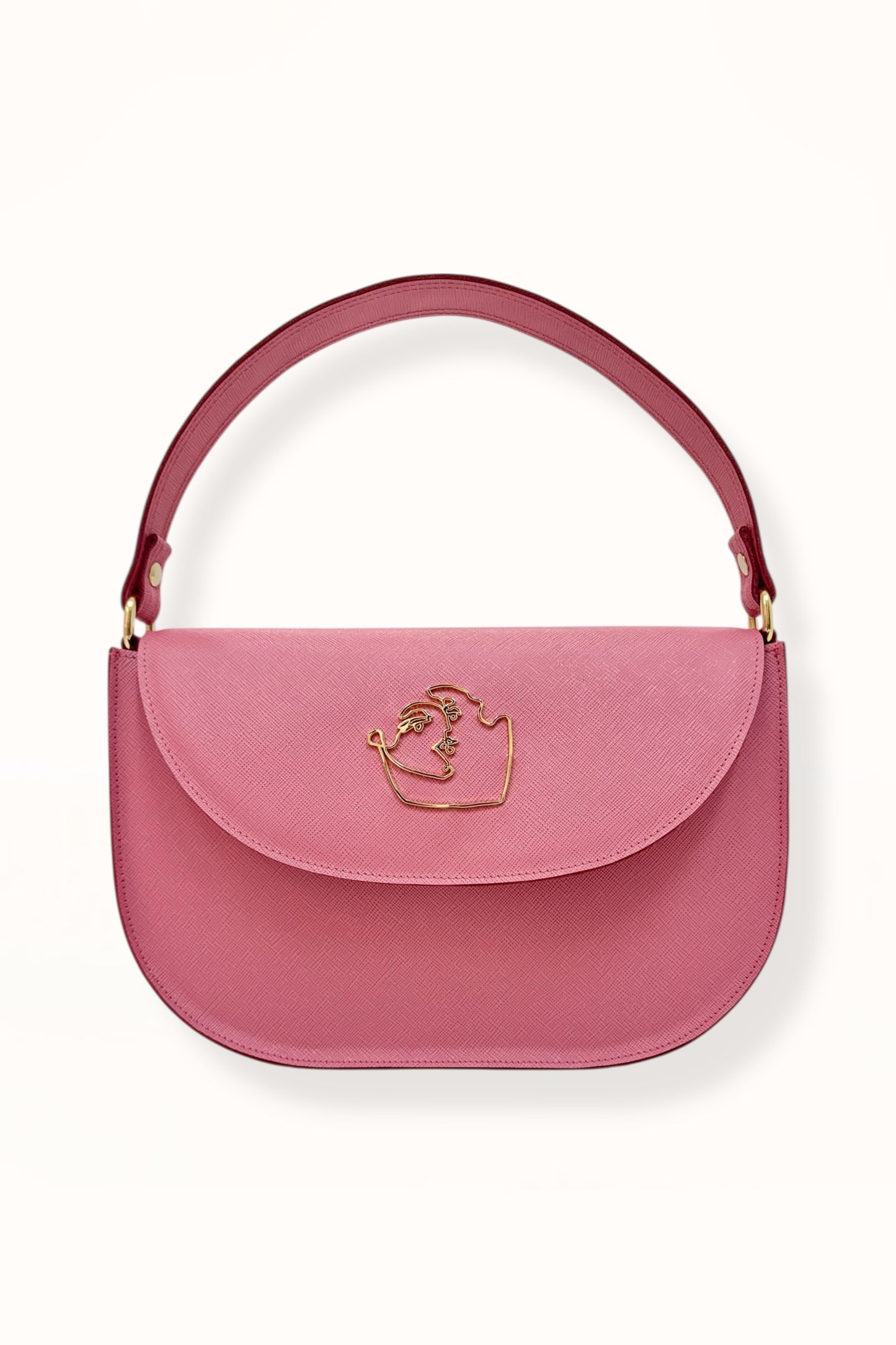 AUDREY BAG - CANDY PINK SAFFIANO