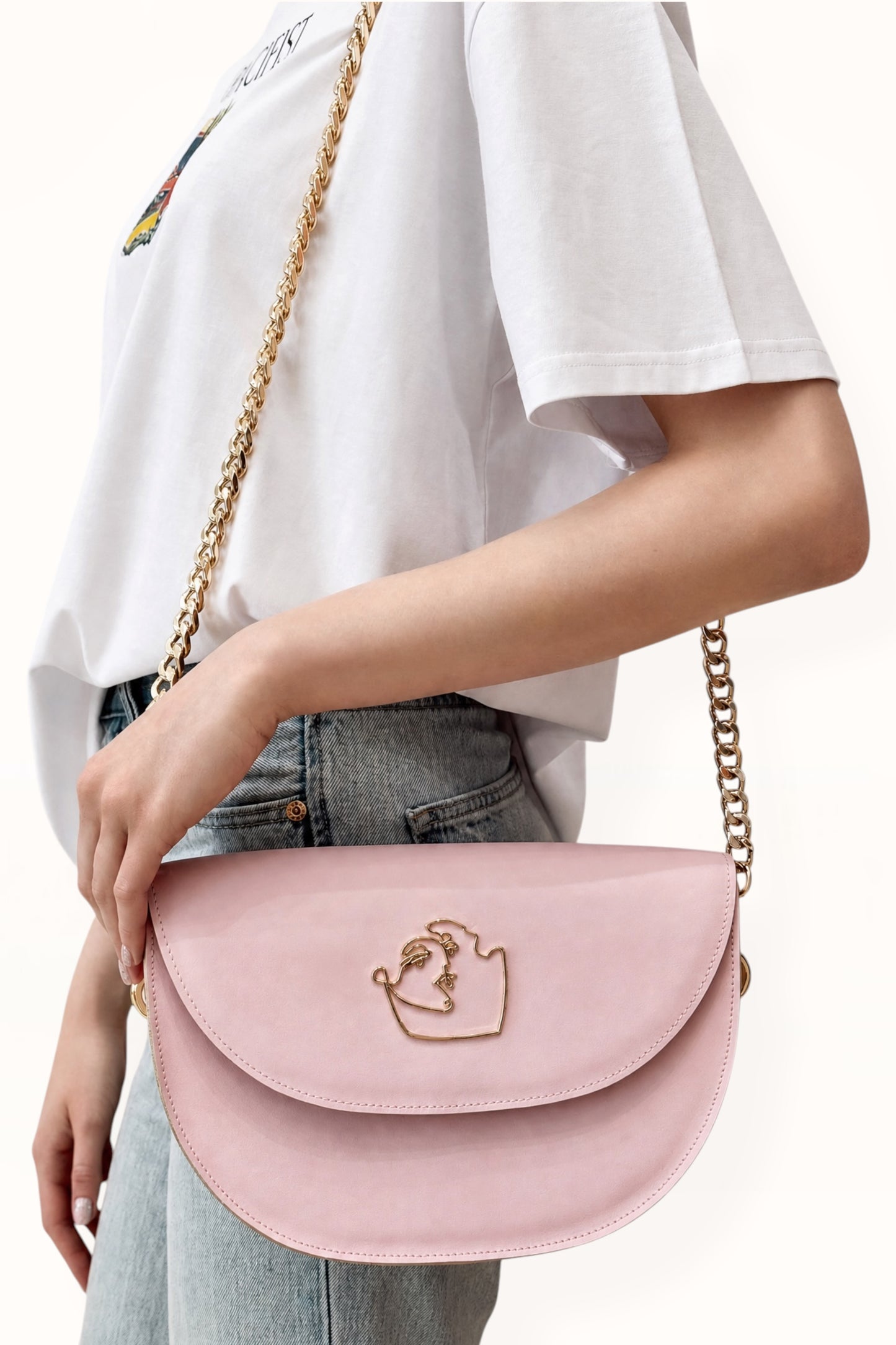 SIENNA BAG - SOFT PINK SMOOTH LEATHER