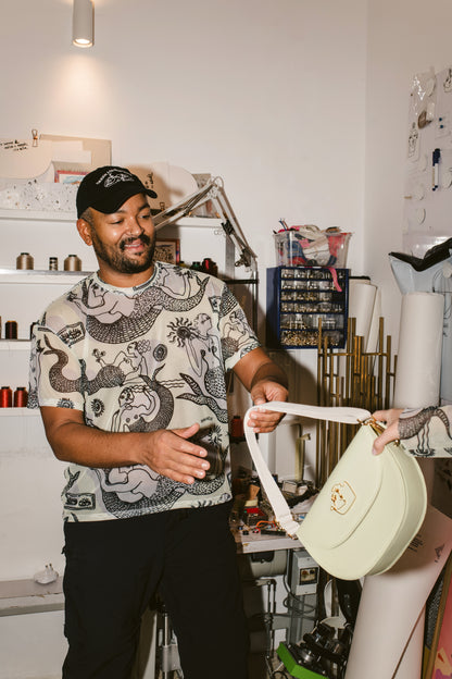 MESH T-SHIRT - "MERMAID PRINT" | LEMON BUTTER & GREY