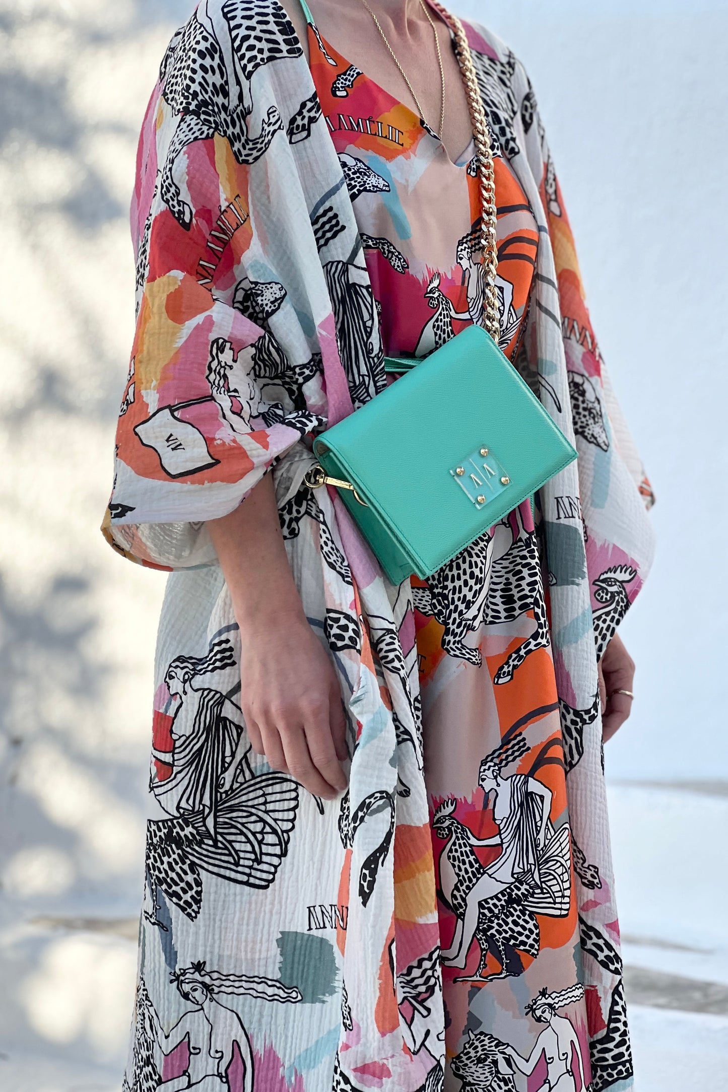 Special Pre-Order |  CAFTAN - MYTHOLOGY PRINT | MULTICOLOR