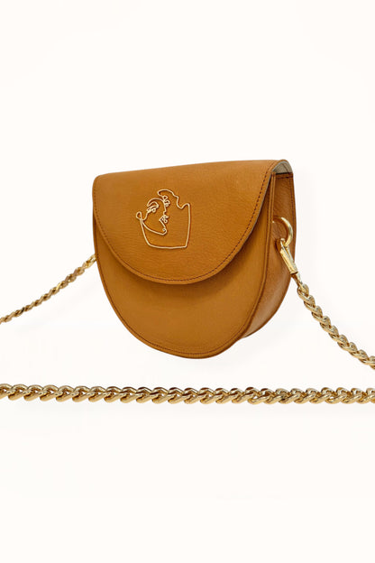 DORIS BAG - CAMEL SMOOTH LEATHER