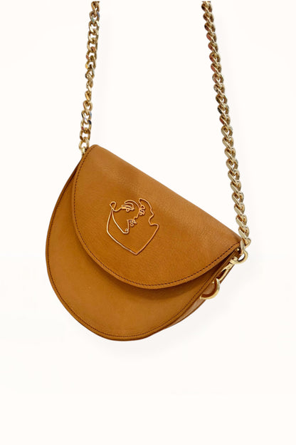 DORIS BAG - CAMEL SMOOTH LEATHER
