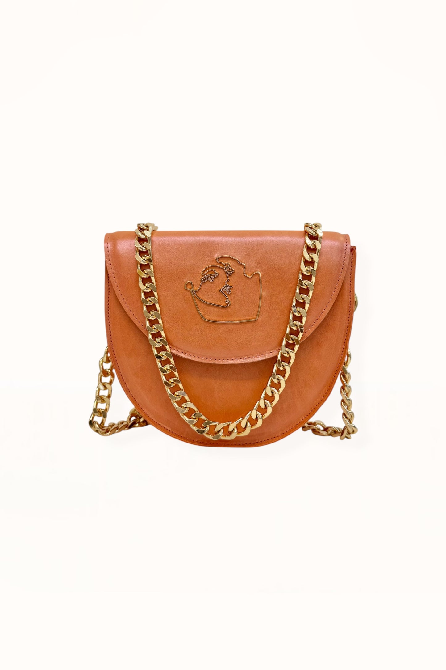 DORIS BAG - IRIDESCENT SALMON LEATHER