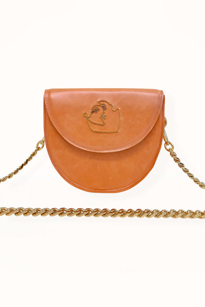 DORIS BAG - IRIDESCENT SALMON LEATHER