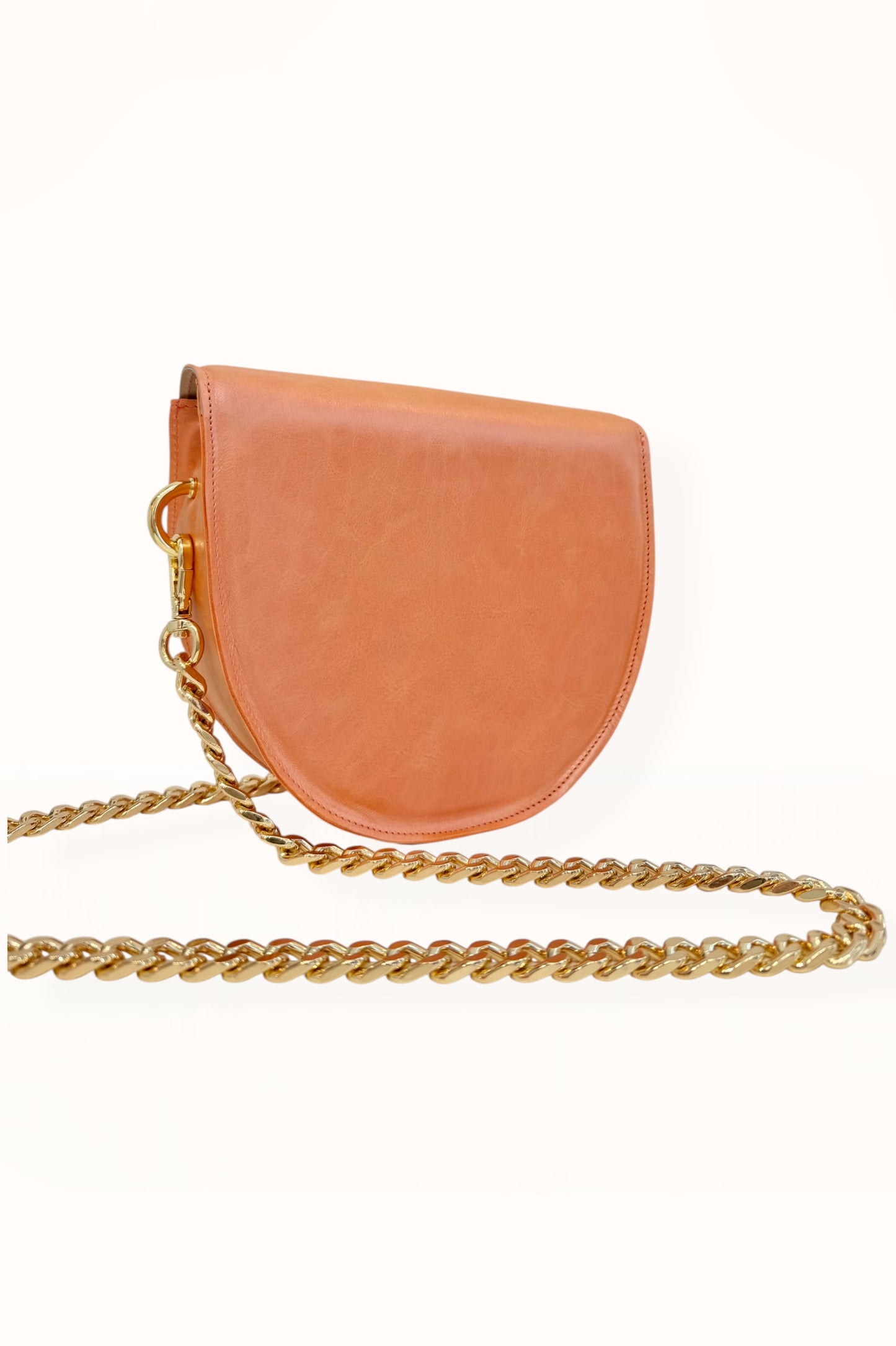 DORIS BAG - IRIDESCENT SALMON LEATHER