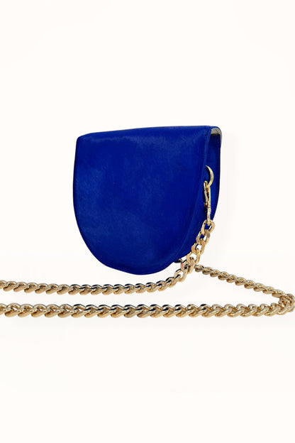 DORIS BAG - ROYAL BLUE HORSEHAIR LEATHER