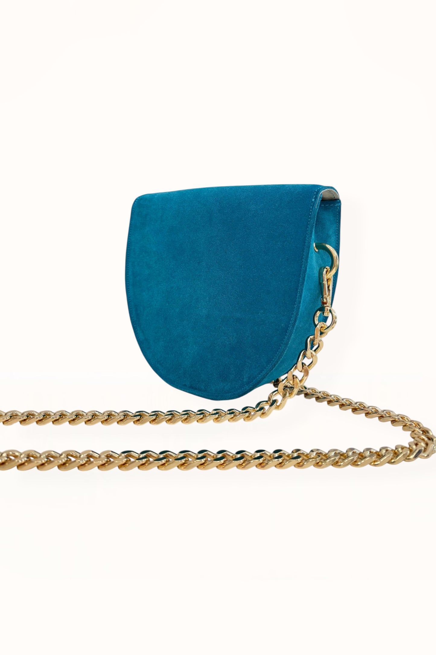 DORIS BAG - SKY BLUE SUEDE LEATHER