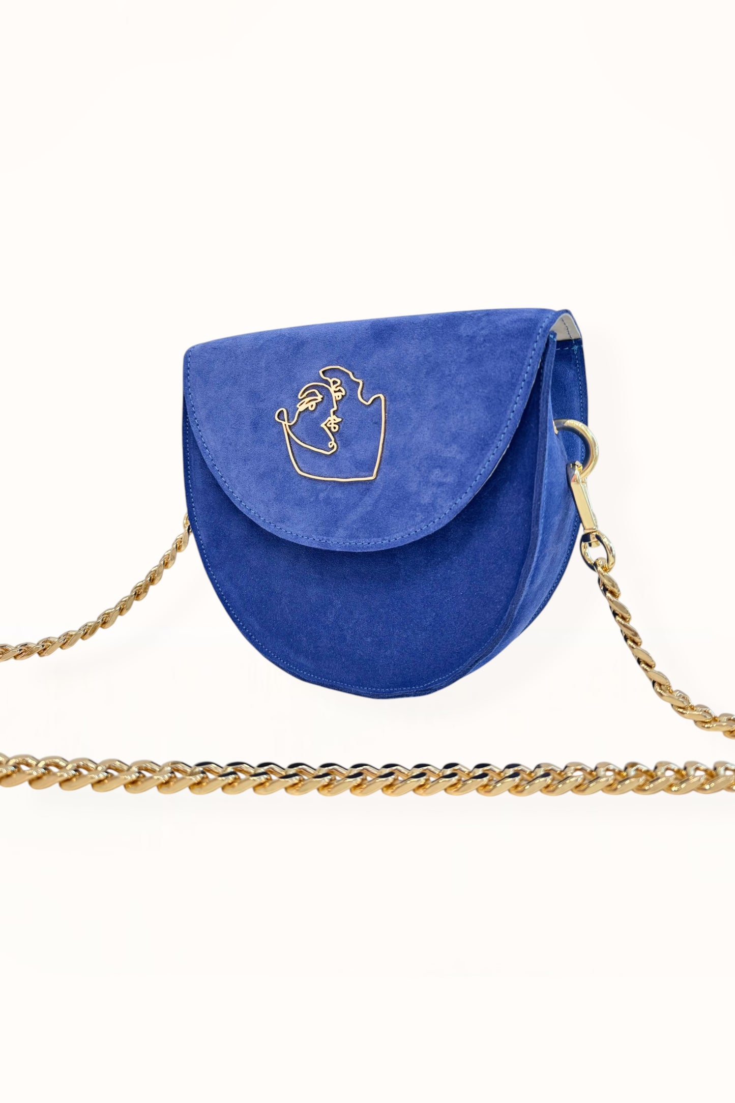 DORIS BAG - ROYAL BLUE SUEDE LEATHER
