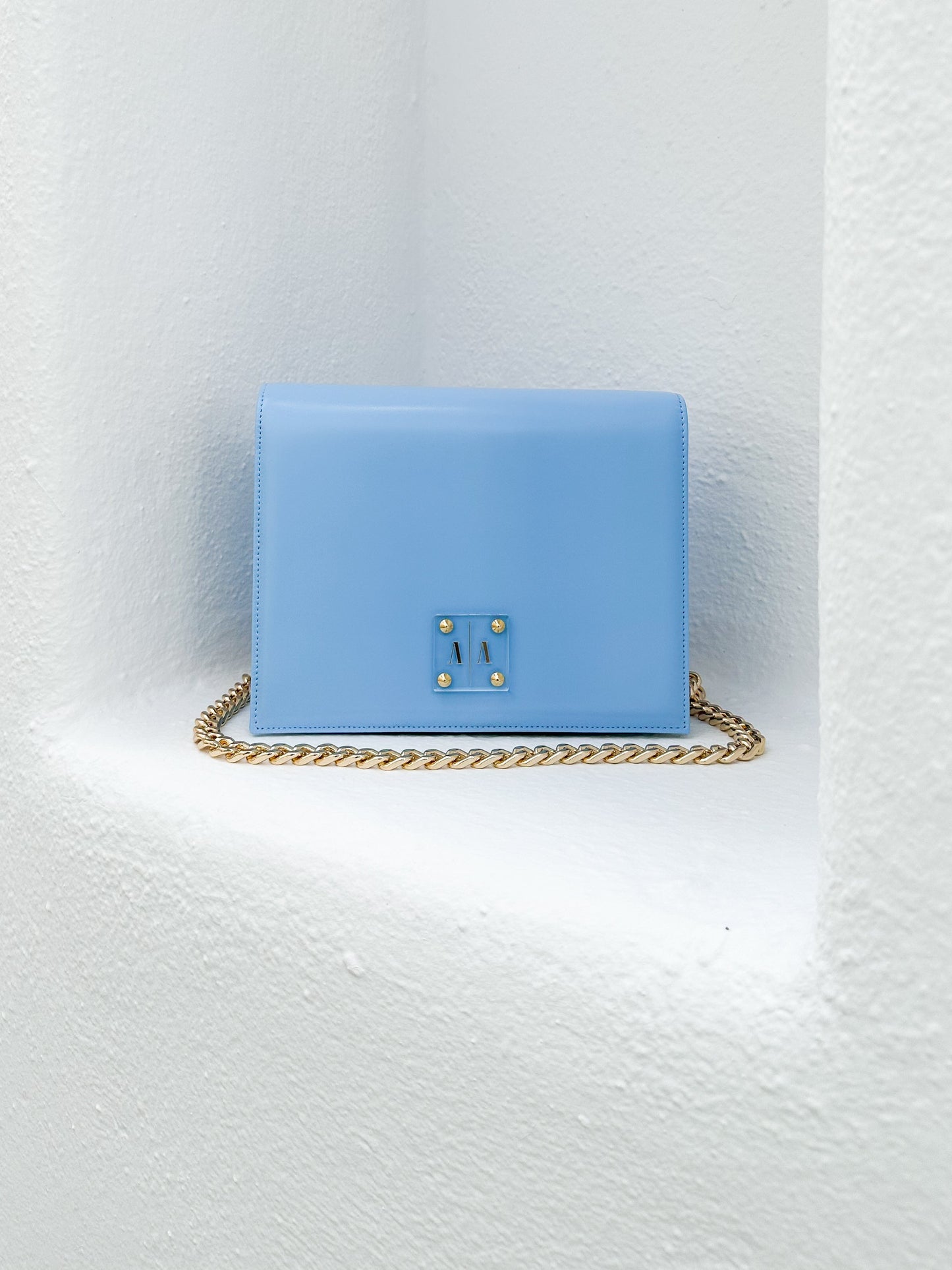 ARIAN “XL” BAG | SKY BLUE SMOOTH LEATHER