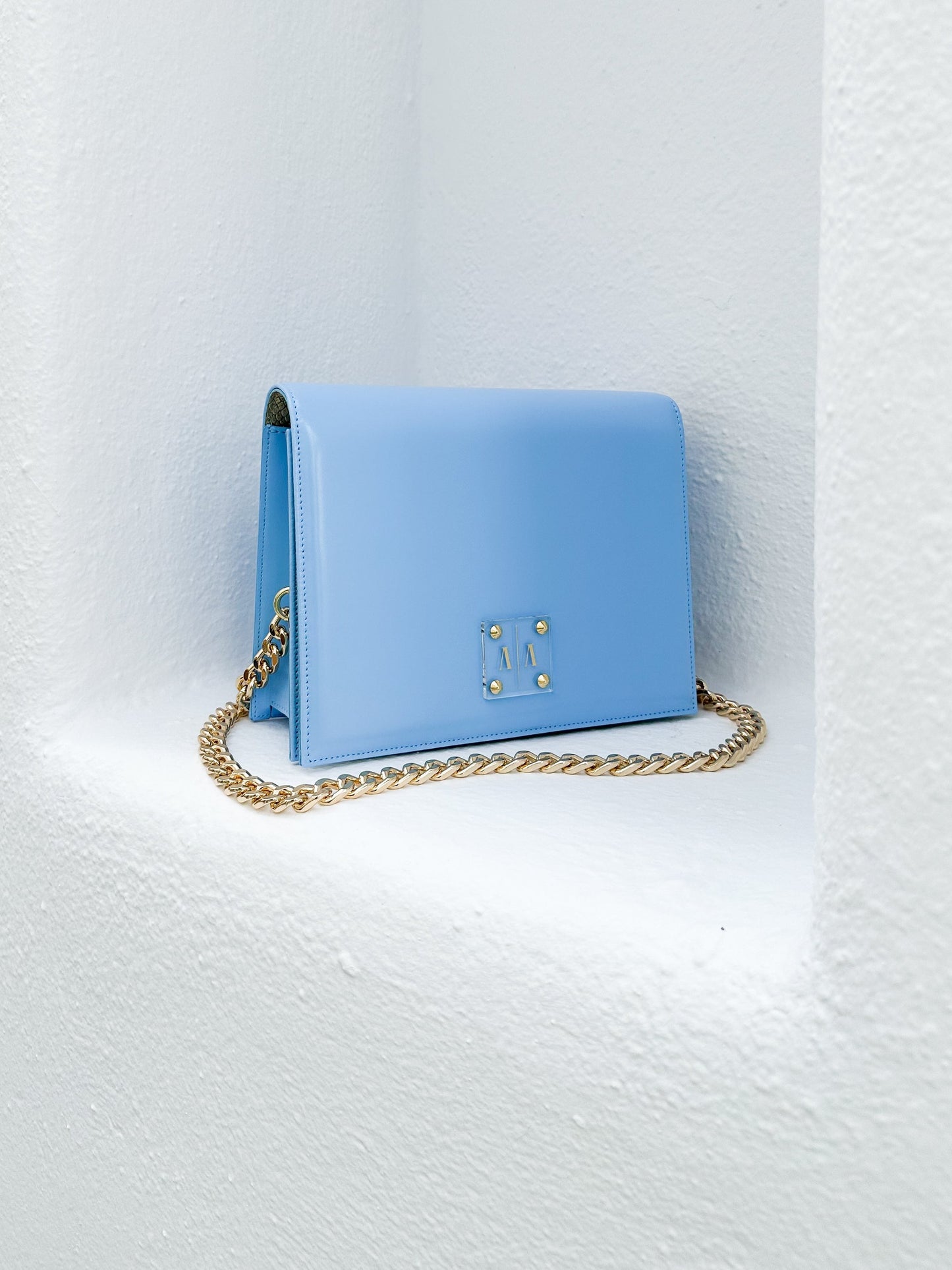 ARIAN “XL” BAG | SKY BLUE SMOOTH LEATHER