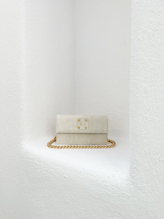 LOULOU BAG | OFF-WHITE TURTLE EMBOSSED