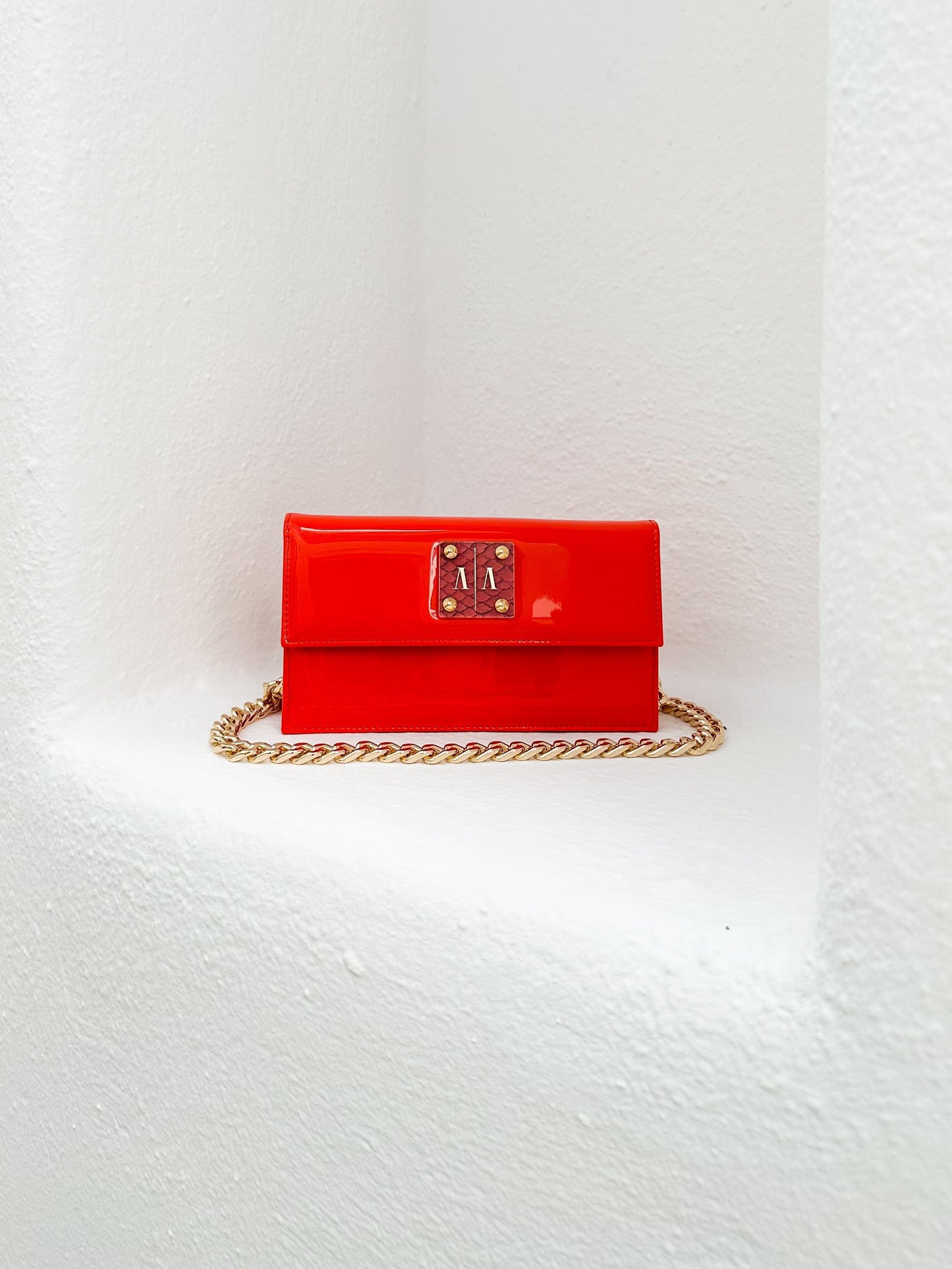 LOULOU BAG | VIBRANT ORANGE PATENT LEATHER