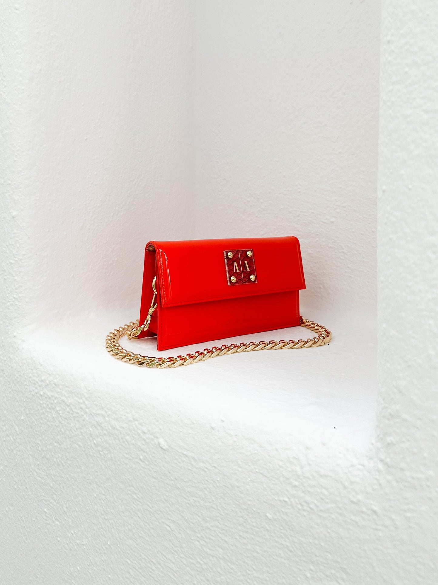 LOULOU BAG | VIBRANT ORANGE PATENT LEATHER