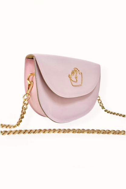 SIENNA BAG - SOFT PINK SMOOTH LEATHER