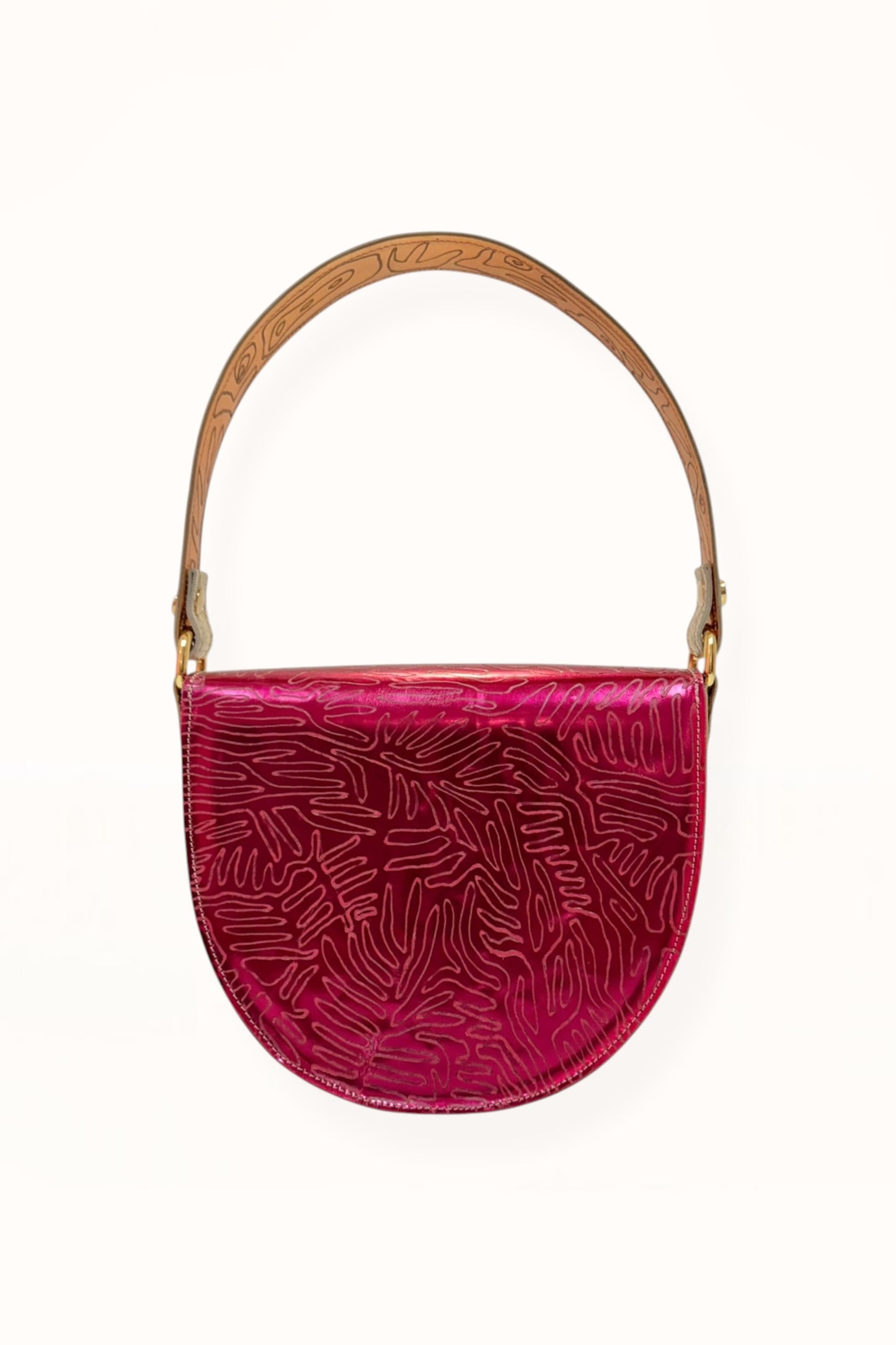 DEMI BAG - METALLIC COLOR BLOCK #1 LEATHER